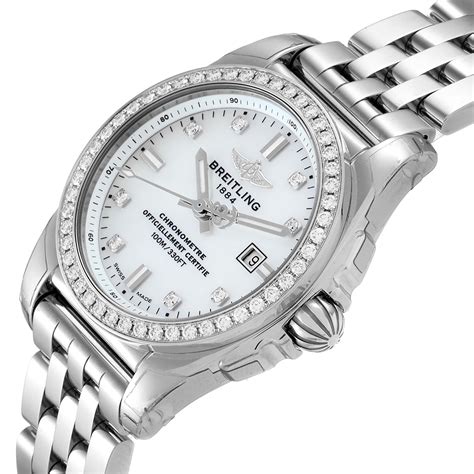 Breitling Galactic 29 Quartz Diamond Ladies Watch 